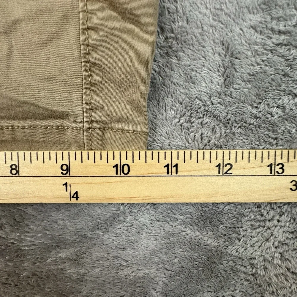 Goodfellow Co Men's 35 Tan Khaki Chino Shorts Flat Front Casual SEE DESCRIPTION